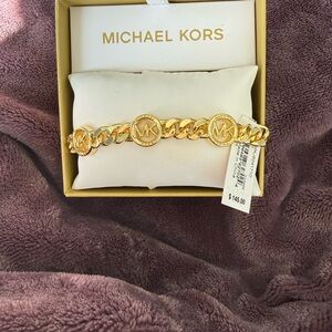 Michael Kors Gold Chain Bracelet